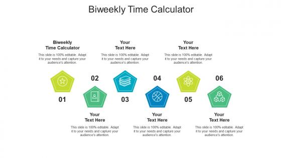 Biweekly time calculator ppt powerpoint presentation styles guidelines cpb