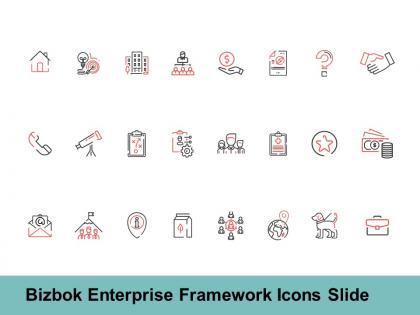 Bizbok enterprise framework icons slide technology ppt powerpoint presentation pictures sample