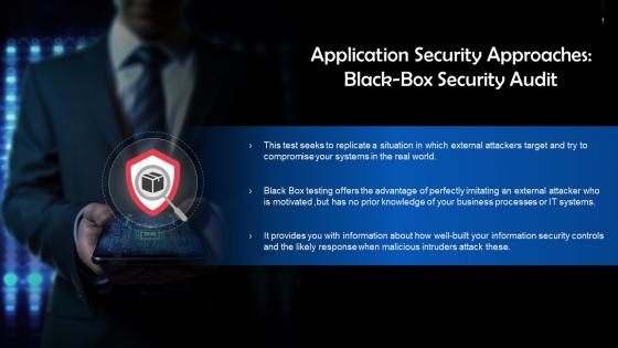 Black Box Security Audit As An Application Security Approach Training Ppt
