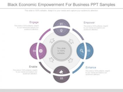 Black economic empowerment for business ppt samples