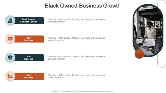 Black Owned Business Growth In Powerpoint And Google Slides Cpb