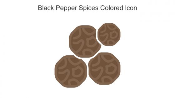 Black Pepper Spices Colored Icon In Powerpoint Pptx Png And Editable Eps Format
