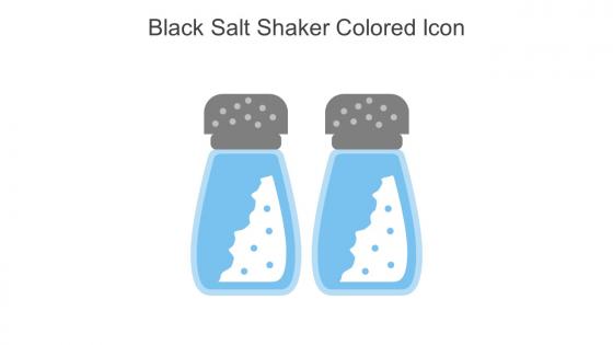 Black Salt Shaker Colored Icon In Powerpoint Pptx Png And Editable Eps Format