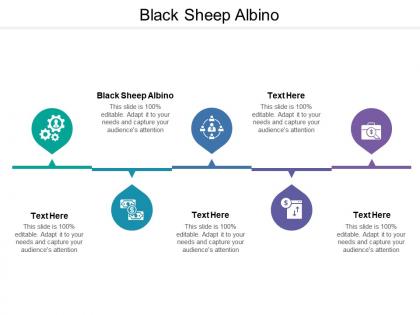Black sheep albino ppt powerpoint presentation gallery clipart cpb