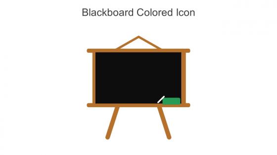Blackboard Colored Icon In Powerpoint Pptx Png And Editable Eps Format