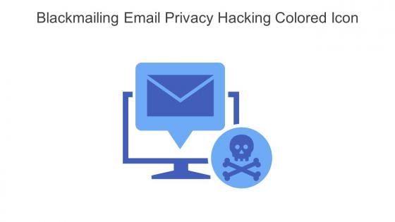 Blackmailing Email Privacy Hacking Colored Icon In Powerpoint Pptx Png And Editable Eps Format