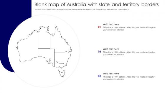 Blank Map Of Australia With State And Territory Borders