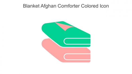 Blanket Afghan Comforter Colored Icon In Powerpoint Pptx Png And Editable Eps Format