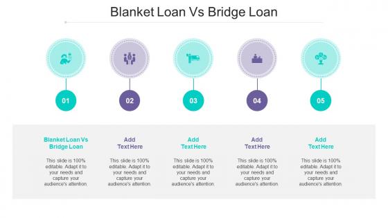 Blanket Loan Vs Bridge Loan Ppt Powerpoint Presentation Ideas Backgrounds Cpb