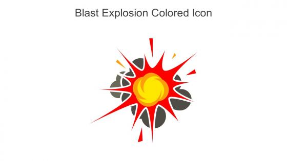 Blast Explosion Colored Icon In Powerpoint Pptx Png And Editable Eps Format