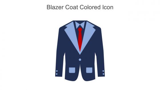 Blazer Coat Colored Icon In Powerpoint Pptx Png And Editable Eps Format