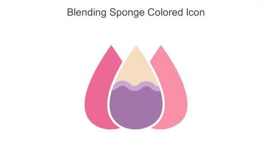 Blending Sponge Colored Icon In Powerpoint Pptx Png And Editable Eps Format