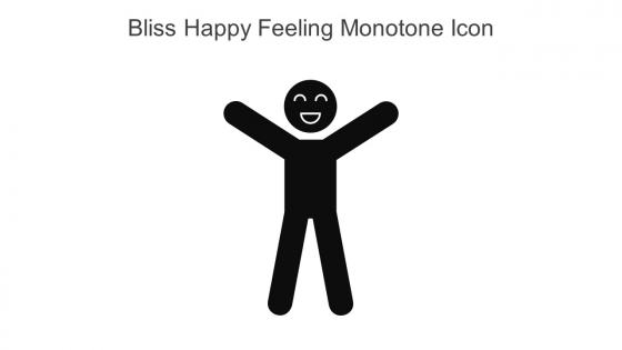 Bliss Happy Feeling Monotone Icon In Powerpoint Pptx Png And Editable Eps Format