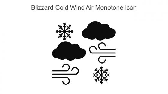 Blizzard Cold Wind Air Monotone Icon In Powerpoint Pptx Png And Editable Eps Format
