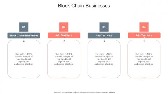 Block Chain Businesses In Powerpoint And Google Slides Cpb