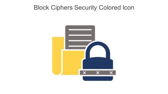 Block Ciphers Security Colored Icon In Powerpoint Pptx Png And Editable Eps Format