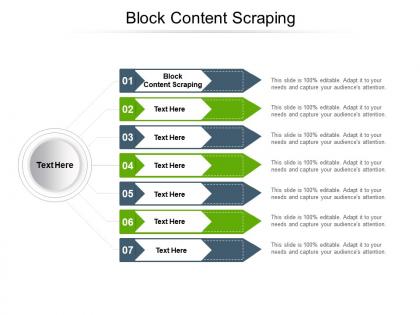 Block content scraping ppt powerpoint presentation infographics slide download cpb