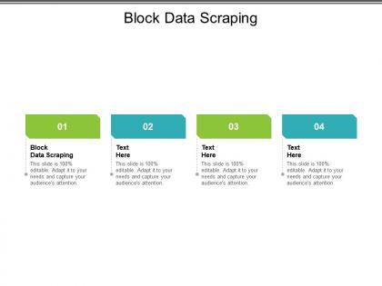 Block data scraping ppt powerpoint presentation ideas cpb