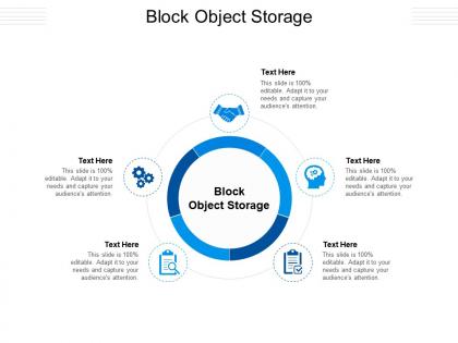 Block object storage ppt powerpoint presentation infographics images cpb