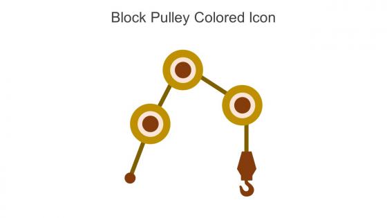 Block Pulley Colored Icon In Powerpoint Pptx Png And Editable Eps Format