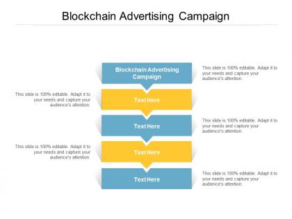 Blockchain advertising campaign ppt powerpoint presentation file design templates cpb