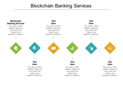 Blockchain banking services ppt powerpoint presentation professional outfit cpb