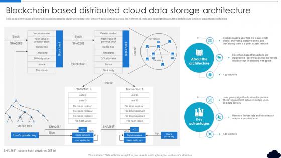 Blockchain Based Distributed Cloud Data Storage Complete Guide To Blockchain In Cloud BCT SS V