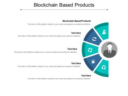 Blockchain based products ppt powerpoint presentation slides example cpb