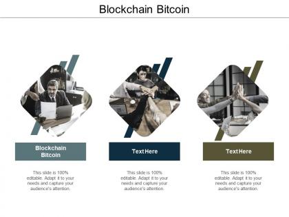 Blockchain bitcoin ppt powerpoint presentation slides outline cpb
