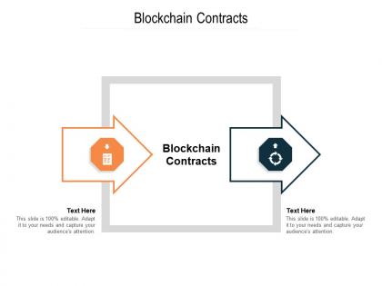 Blockchain contracts ppt powerpoint presentation infographic template templates cpb