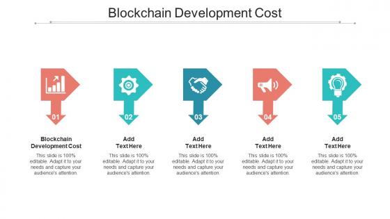 Blockchain Development Cost Ppt Powerpoint Presentation Outline Examples Cpb