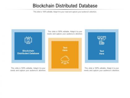 Blockchain distributed database ppt powerpoint presentation show professional cpb
