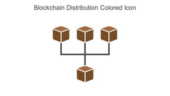 Blockchain Distribution Colored Icon In Powerpoint Pptx Png And Editable Eps Format