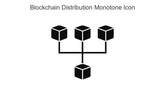 Blockchain Distribution Monotone Icon In Powerpoint Pptx Png And Editable Eps Format