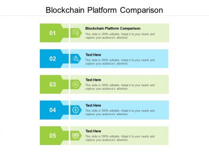 Blockchain platform comparison ppt powerpoint presentation slides sample cpb