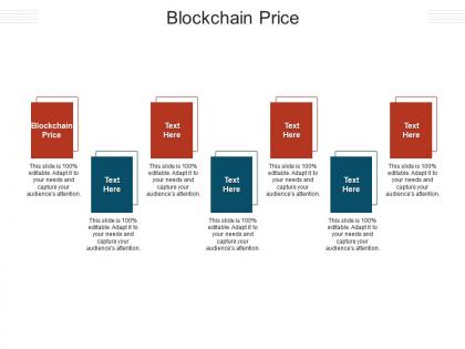 Blockchain price ppt powerpoint presentation layouts summary cpb
