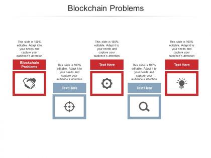 Blockchain problems ppt powerpoint presentation outline slides cpb