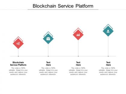 Blockchain service platform ppt powerpoint presentation outline graphics cpb