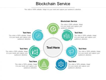 Blockchain service ppt powerpoint presentation infographics example topics cpb