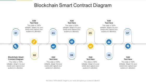 Blockchain Smart Contract Diagram In Powerpoint And Google Slides Cpb