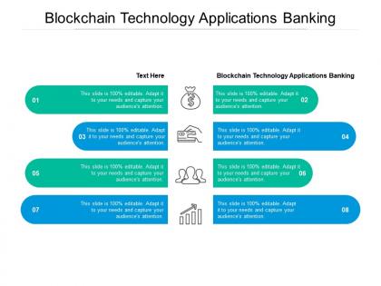 Blockchain technology applications banking ppt powerpoint presentation file cpb