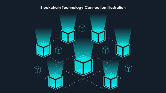 Blockchain Technology Connection Illustration