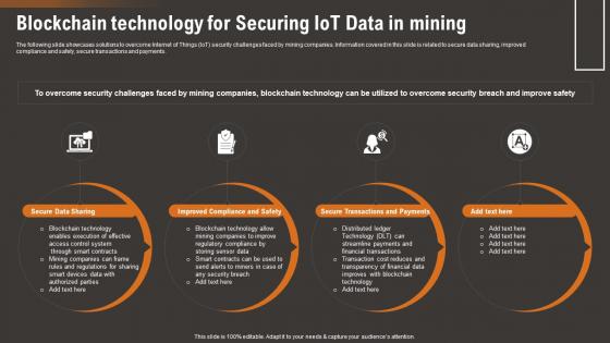 Blockchain Technology For Securing IoT Data How IoT Technology Is Transforming IoT SS