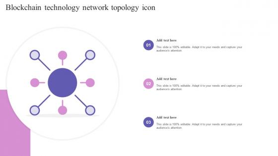 Blockchain Technology Network Topology Icon