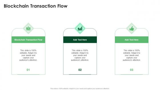 Blockchain Transaction Flow In Powerpoint And Google Slides Cpb