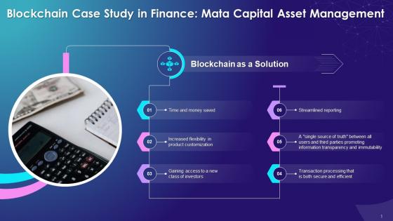 Blockchain Used As A Solution In Mata Capital Asset Management Training Ppt
