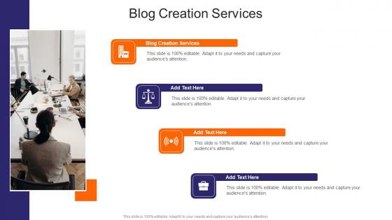 Blog Creation Services In Powerpoint And Google Slides Cpb