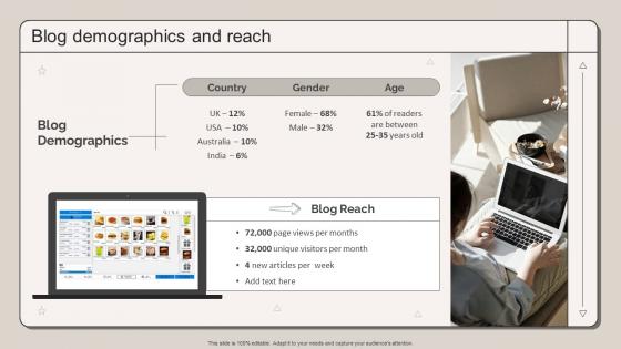 Blog Demographics And Reach Strategic Marketing Plan To Increase