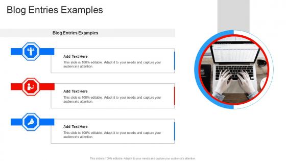 Blog Entries Examples In Powerpoint And Google Slides Cpb