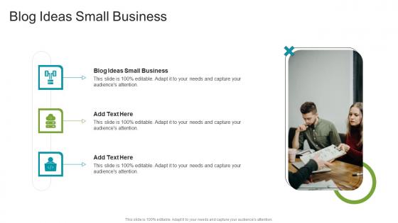 Blog Ideas Small Business In Powerpoint And Google Slides Cpb